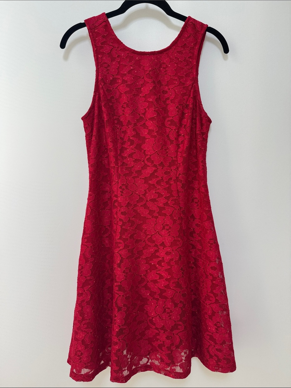 Red Lace Dress juniors medium